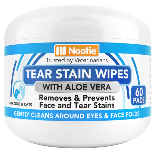 Nootie Tear Stain Wipes 60 pads