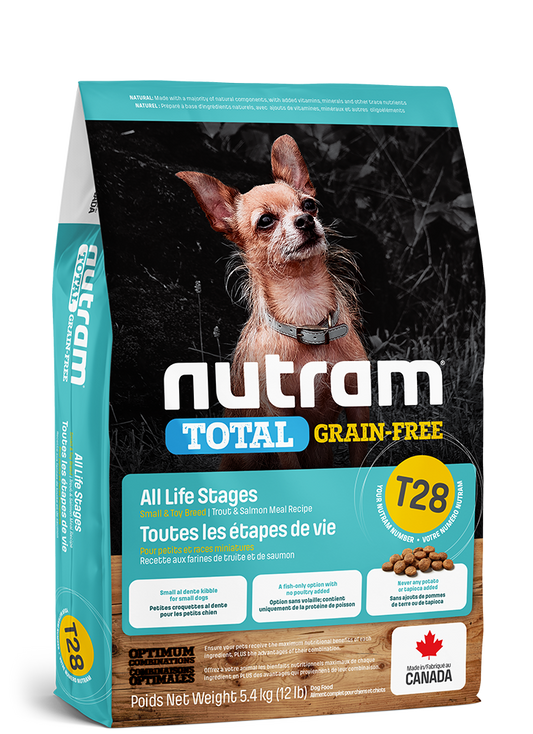 Nutram T28 Grain-Free Small Breed Trout 2kg (special order)