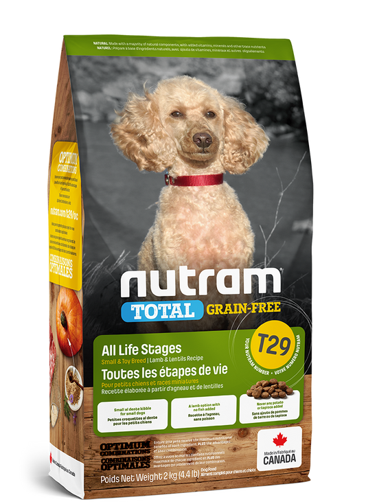 Nutram T29 Grain-Free Small Breed Lamb 2kg (special order)