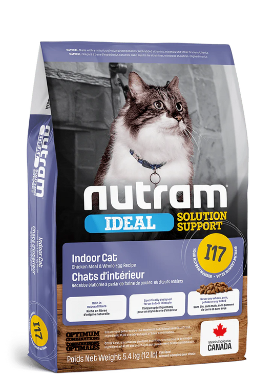 Nutram for Cats - I17 Indoor Shedding 4.4lbs