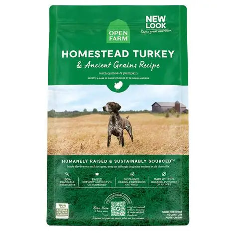 CLEARANCE Open Farm Homestead Turkey Ancient Grains 4lb (Expiry 04/2026)