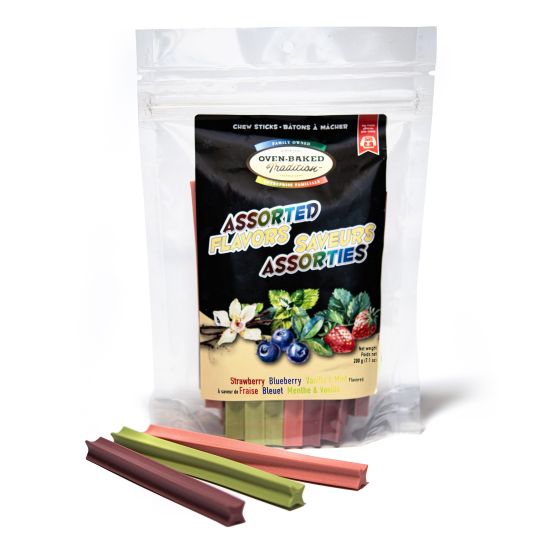 Oven Baked Tradition Assorted Chew Sticks 200g