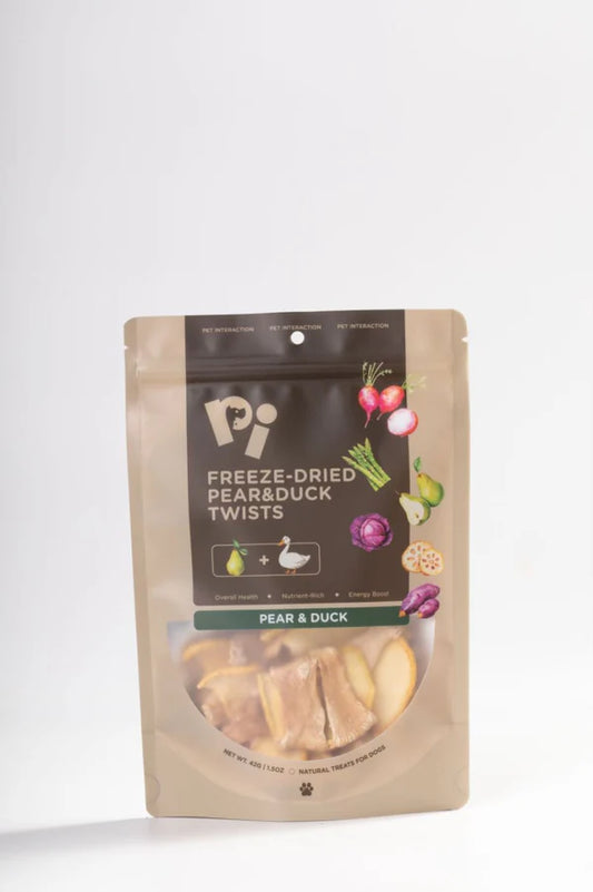 PI Pet Food - Pear & Duck Twists 42g
