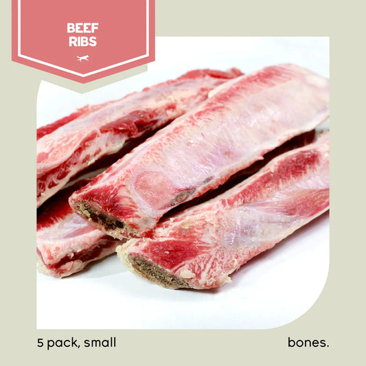 Raw Performance Beef Rib Bone 5pk