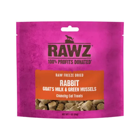 Rawz Freeze Dried Cat Treats - Rabbit 28g