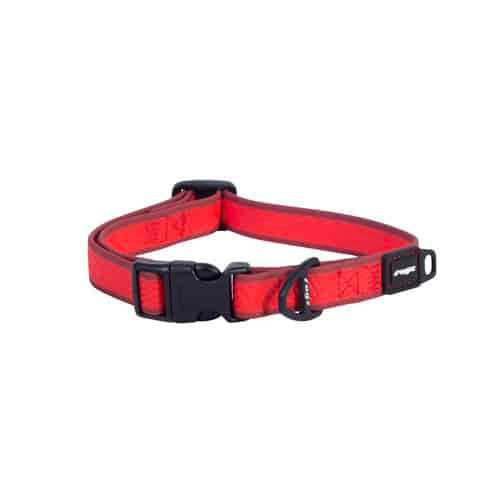 Rogz Amphibian Classic Dog Collar - XL Red