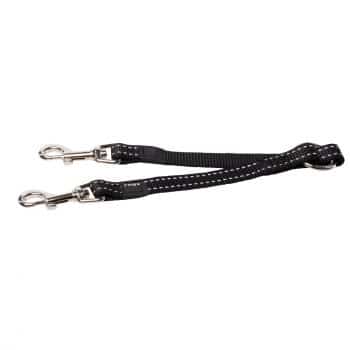 Rogz Split-Lead Black - Large