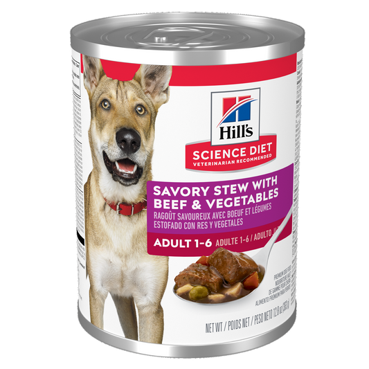 Hill's Science Diet Can - Beef & Vegetable Stew 12.8 oz