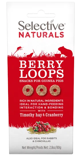 Surpreme Selective Naturals Berry Loops for Guinea Pigs 80g