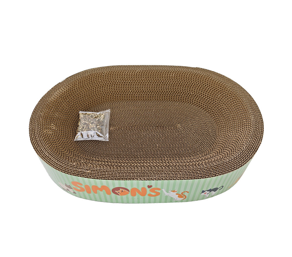 Simon's Corrugated Cat Bed Scratcher