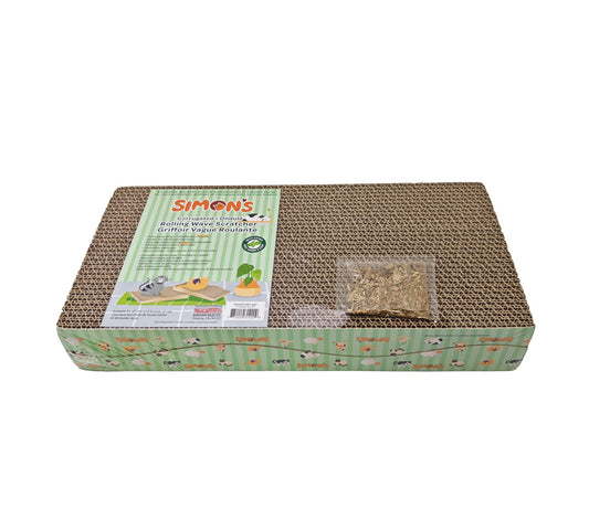 Simon's Corrugated Wave Scratcher 2 Pack