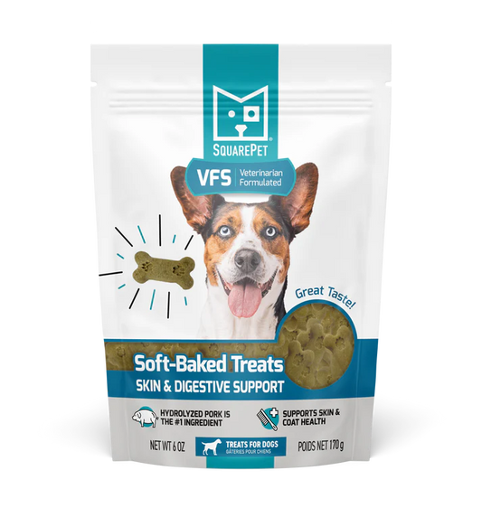 Square Pet Skin & Digestive Support Treats 170g