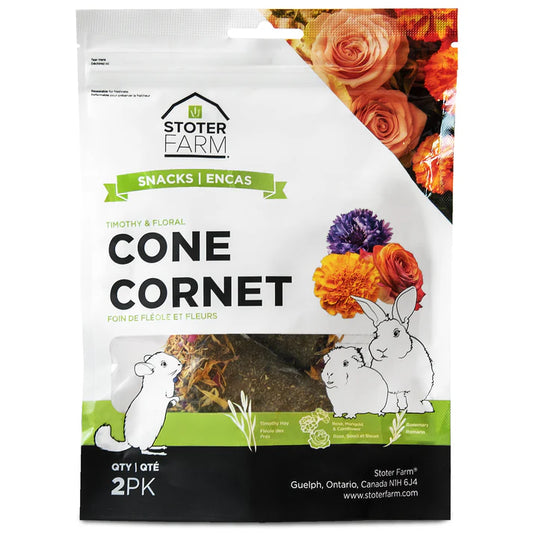 Stoter Farm - Timothy & Floral Cone 2pk