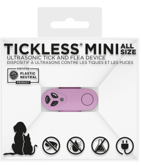 Tickless Ultrasonic Tick Repeller - Mini Recharcheable Purple