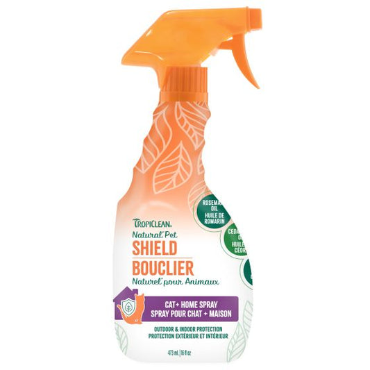 TropiClean Natural Pet Shield Cat & Home Spray 473 ml