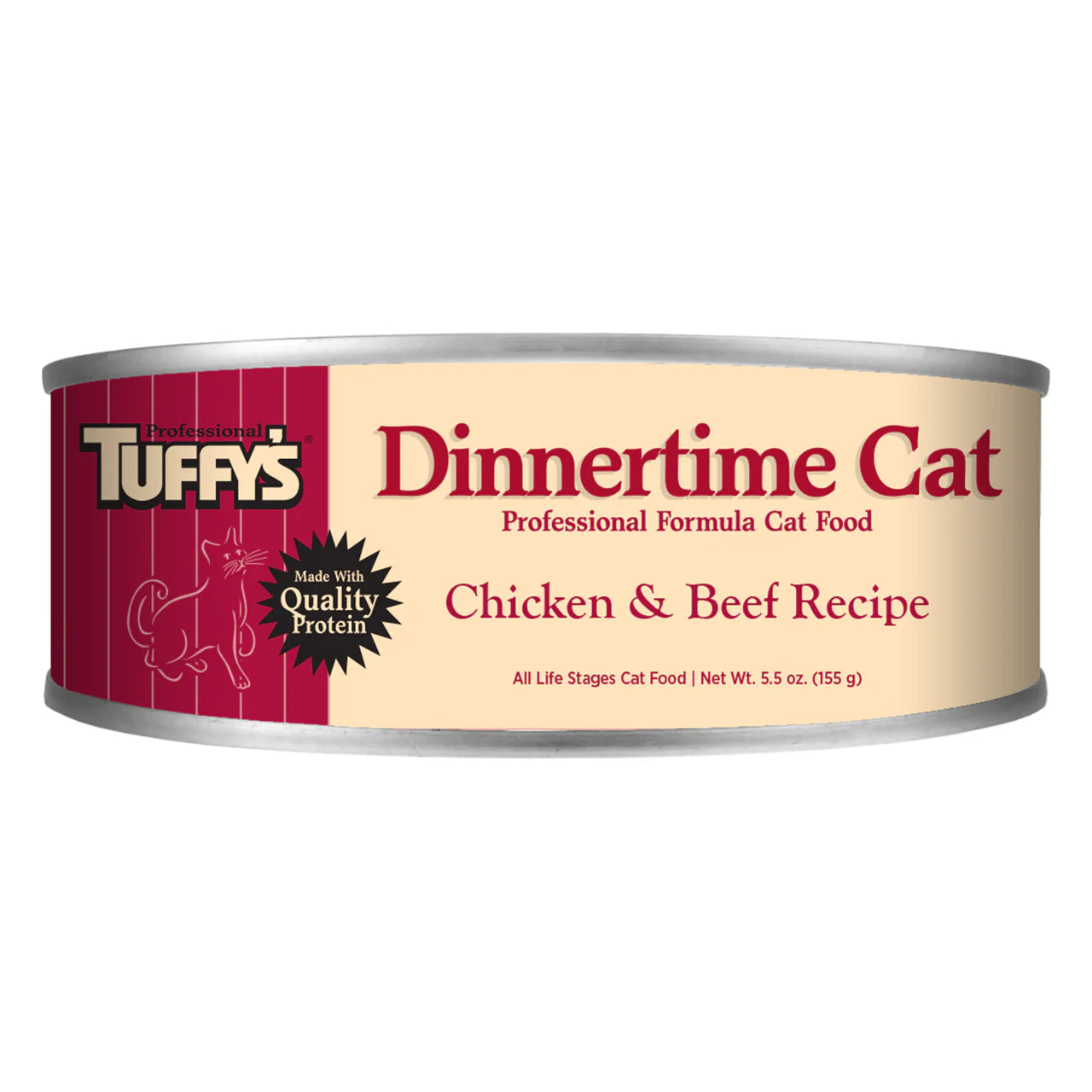 Tuffy's Dinnertime Cat Food - Chicken & Beef 5.5 oz