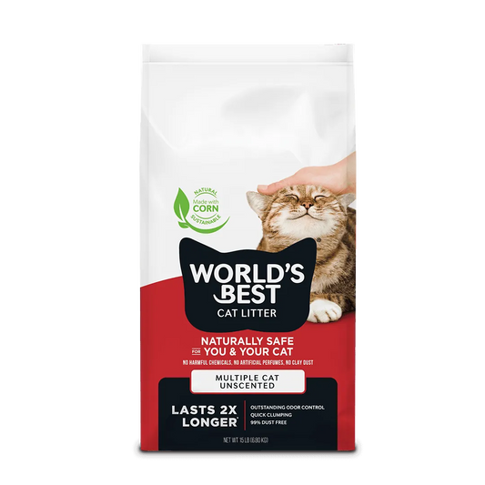 World's Best Cat Litter Multi-Cat Unscented 14lb