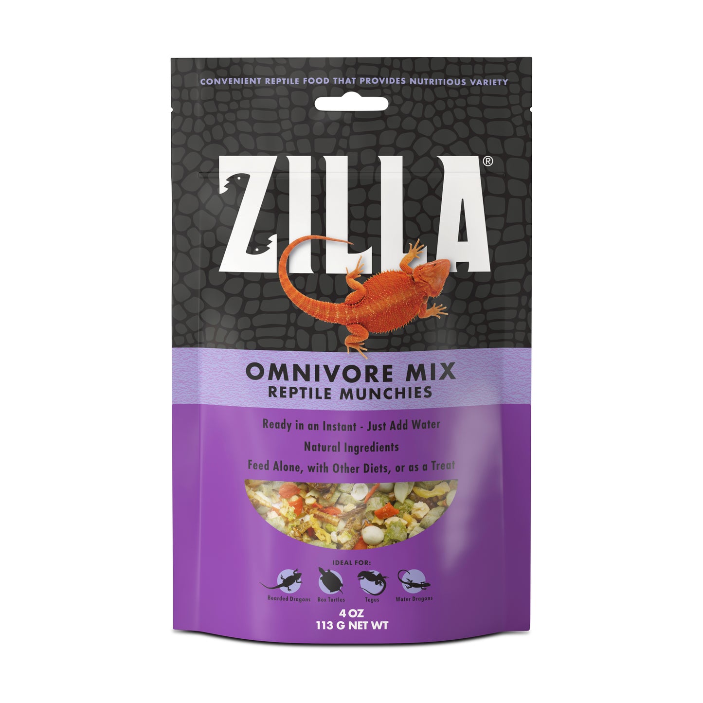 Zilla Reptile Munchies - Omnivore 4oz