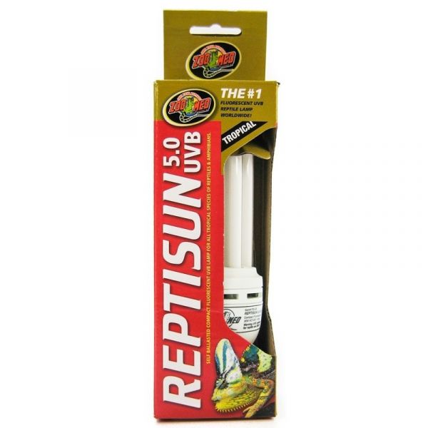ZooMed ReptiSun 5.0UVB Compact Tropical Bulb - 26w